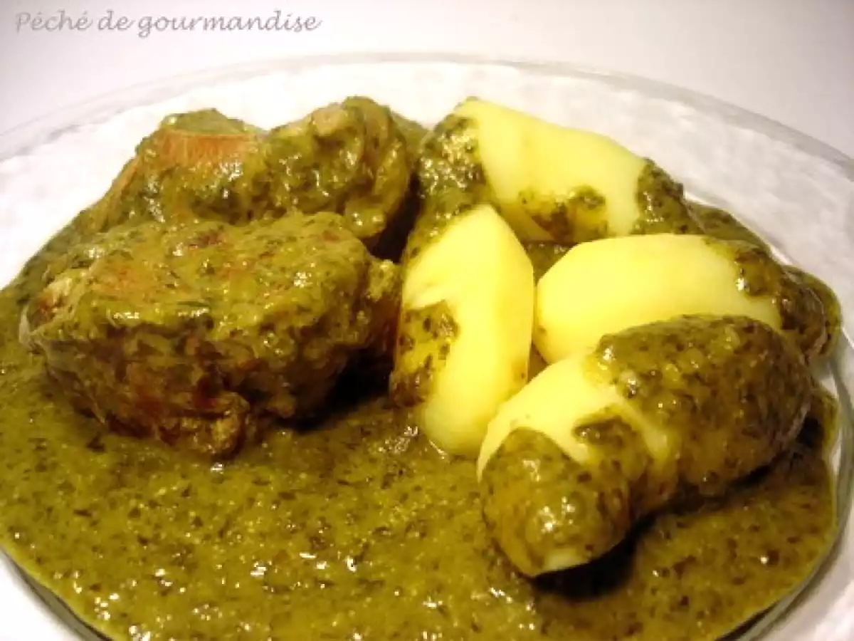 Sauté de veau crémé à l'oseille