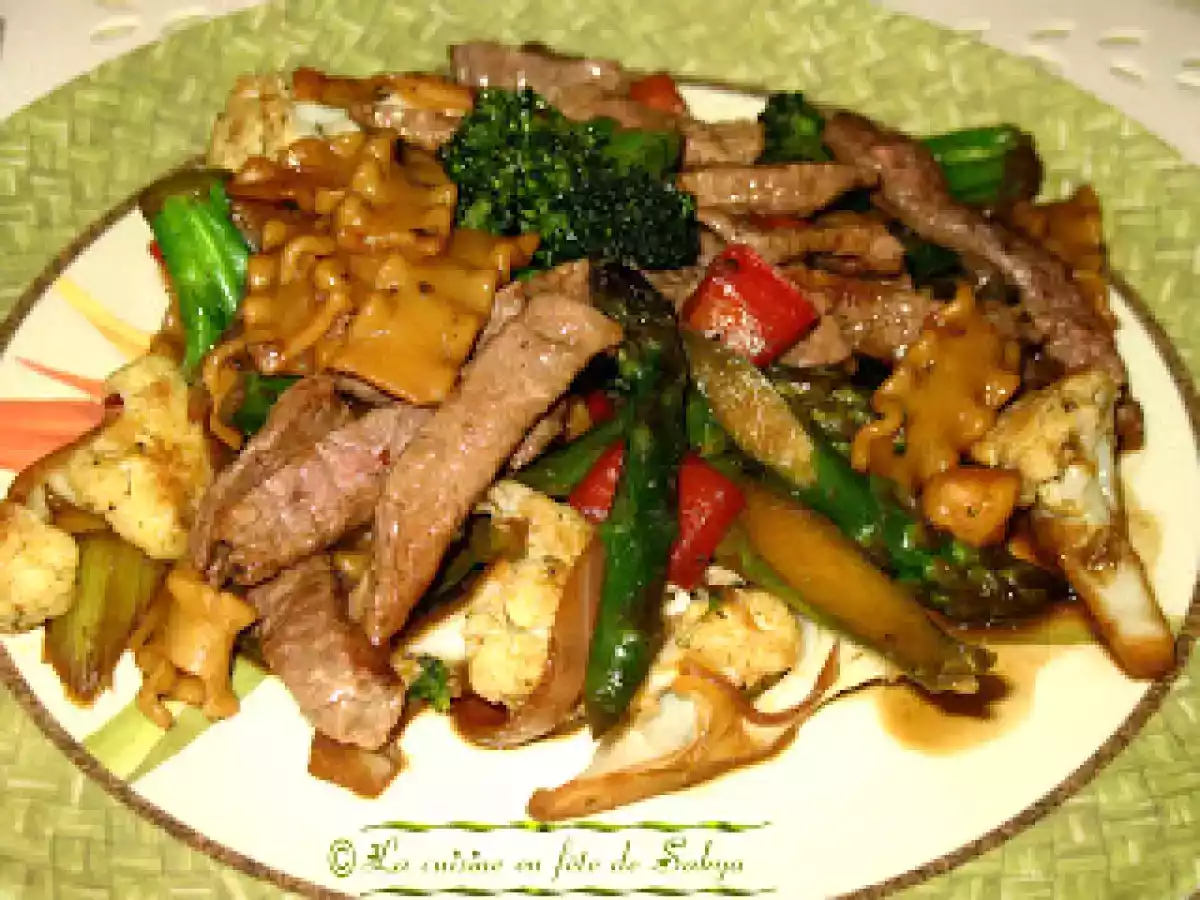 Sauté de Veau en Lanières et de Légumes