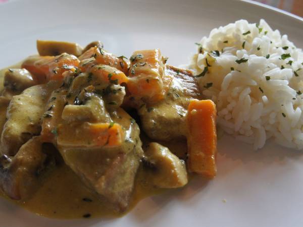 Sauté de veau façon blanquette