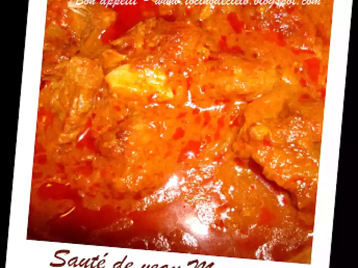 Sauté de veau marengo - Salteado de ternera marengo