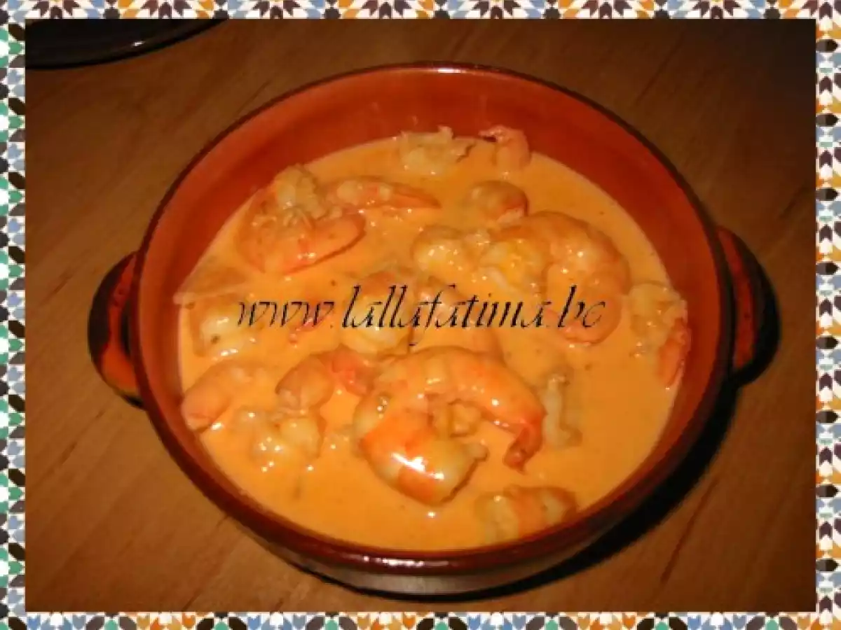 Scampi au paprika et à la crème