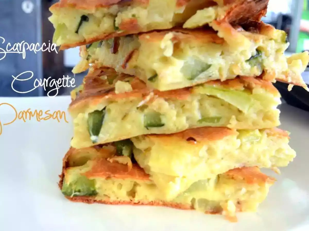 Scarpaccia Courgette Parmesan