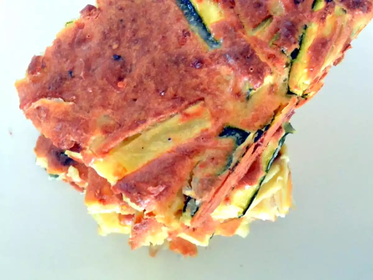 Scarpaccia Courgette Parmesan - photo 2