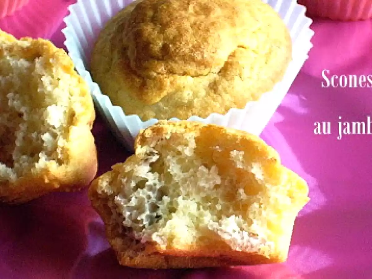 Scones au jambon