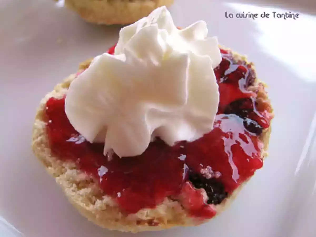 Scones au lait d?amande & cranberry