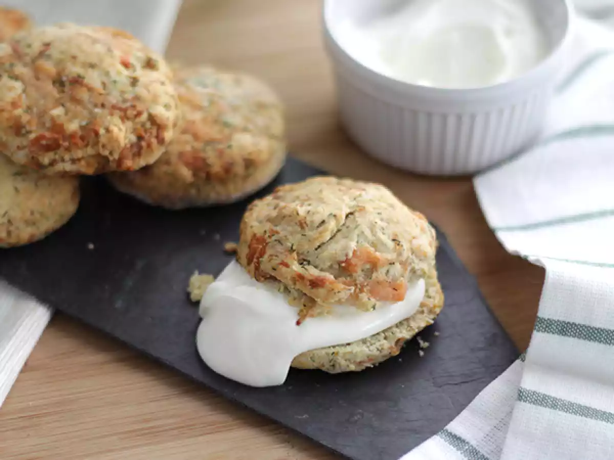 Scones au saumon fumé et aneth