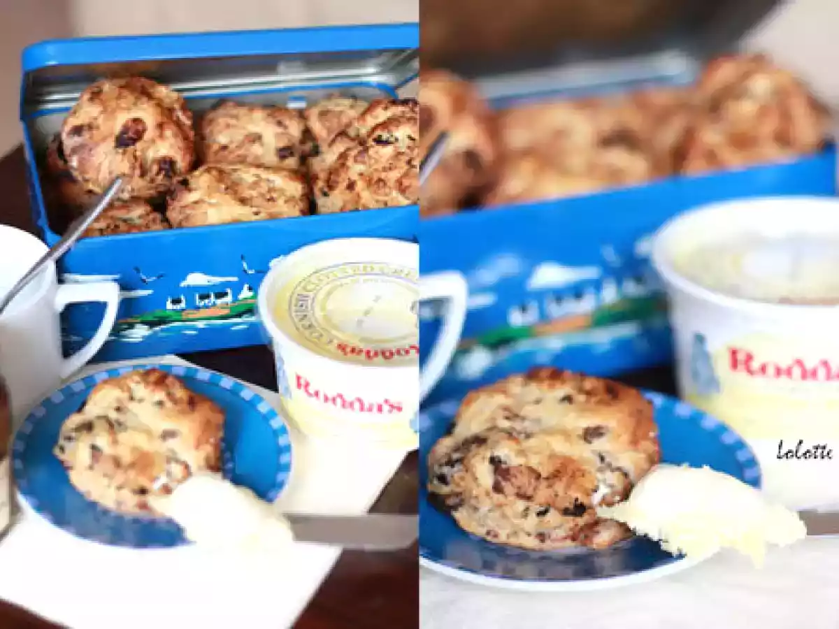 Scones traditionnels aux pruneaux, clotted cream et tout le toutim! - photo 4