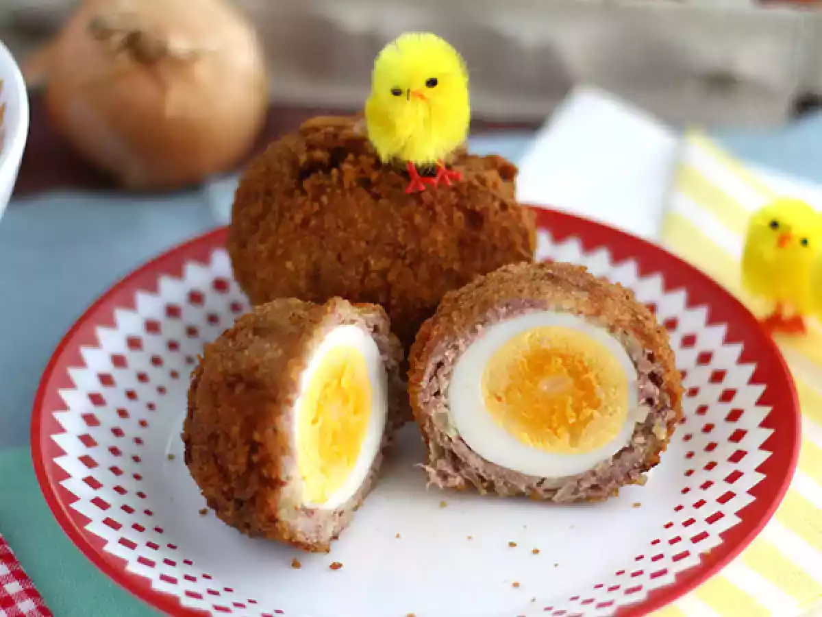 Scotch eggs - œufs panés à l'écossaise