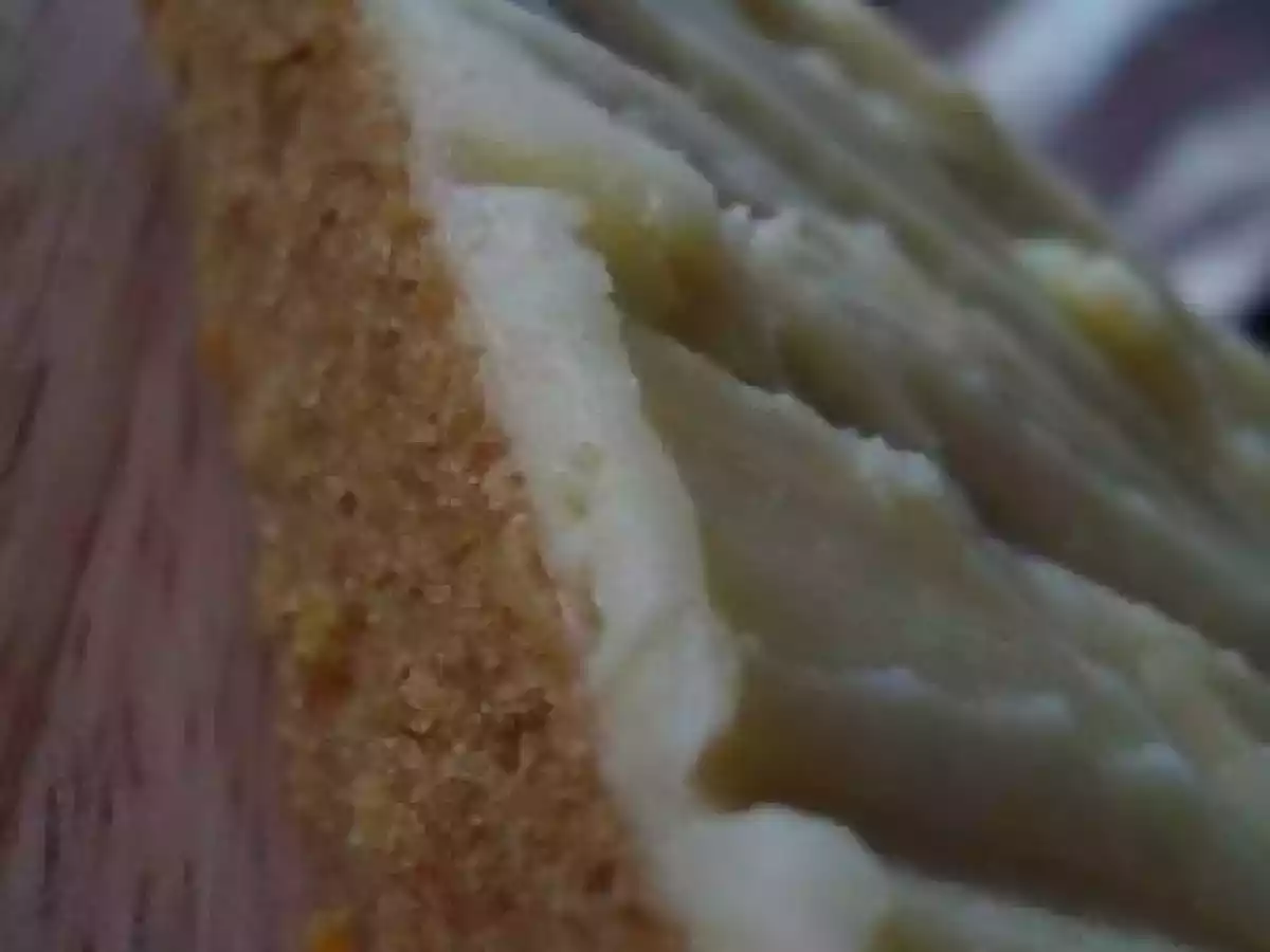 SCOTTISH WHISKY CAKE, ORANGE ICING - L'ECOSSE EN GÂTEAU AU WHISKY, BEURRE A L'ORANGE