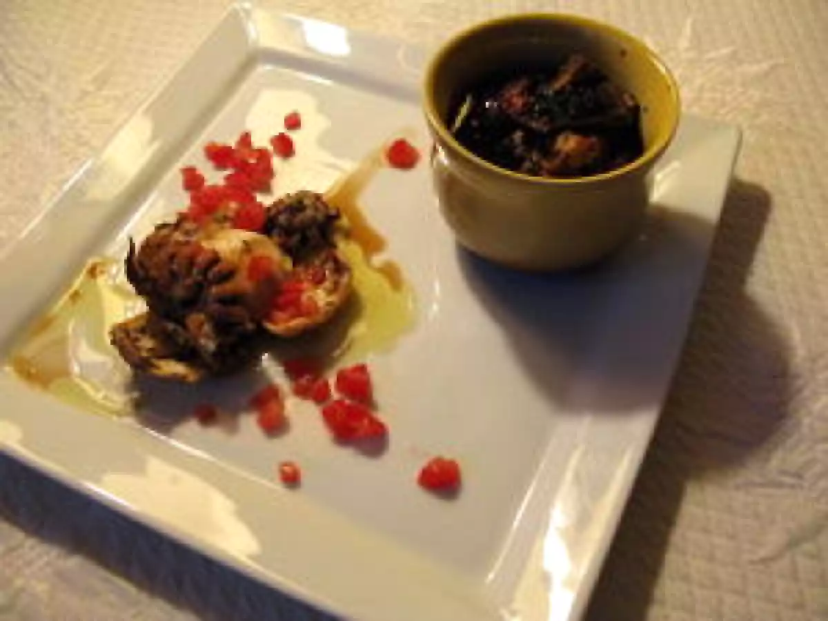 Seiche marinée et grillée, légumes grillés et marinés - photo 2