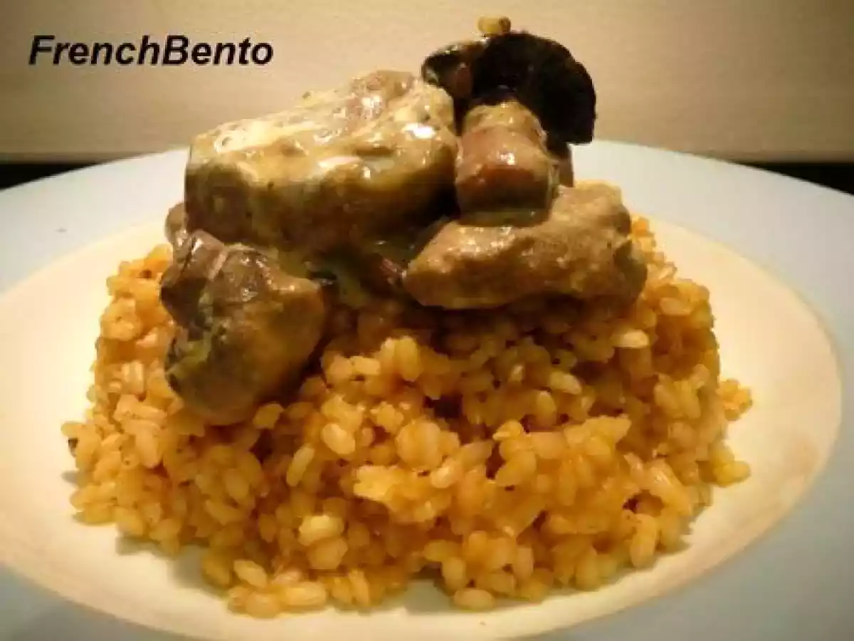 Seitan maison aux champignons