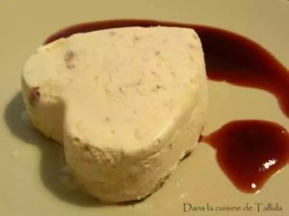Semifreddo à la cerise et guignolet kirsch