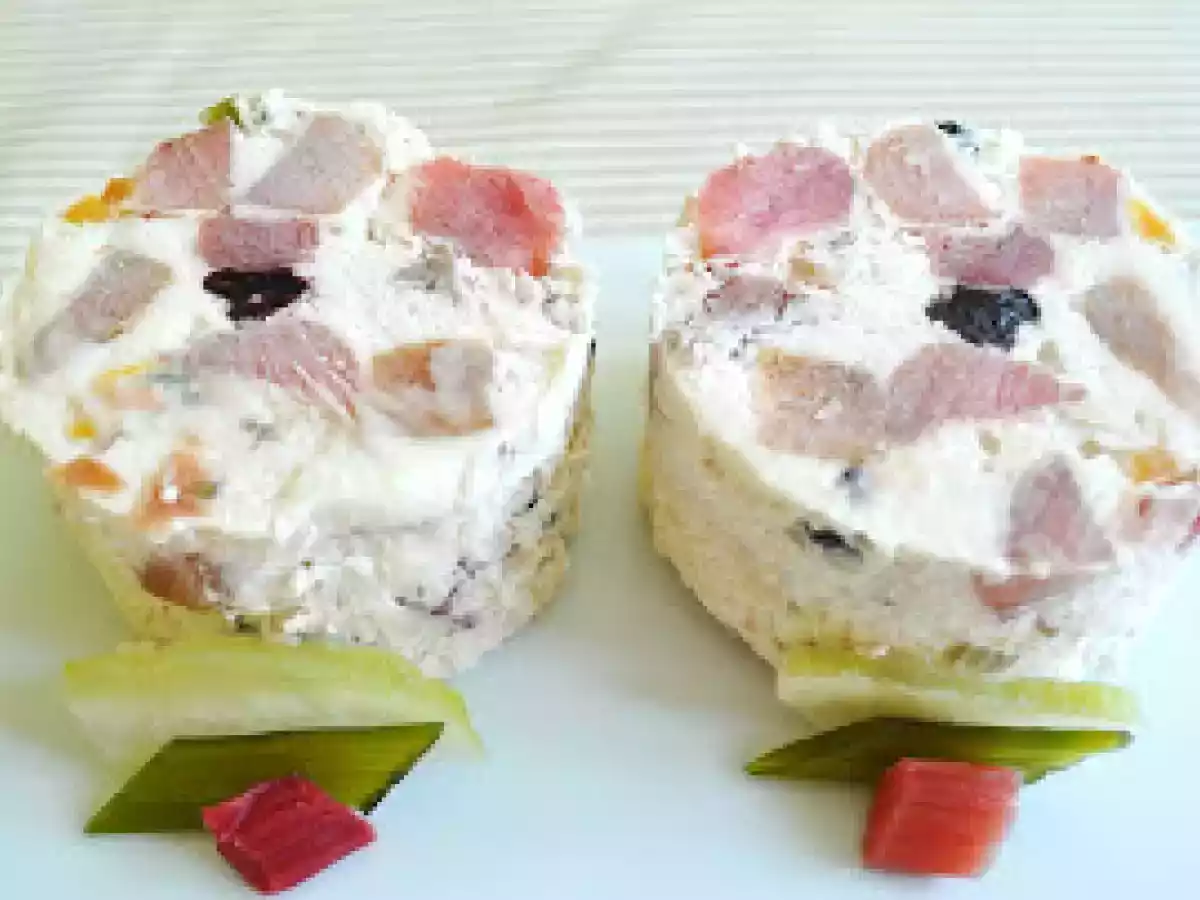 Semifreddo à la rhubarbe, aux fruits confits provençaux - photo 2