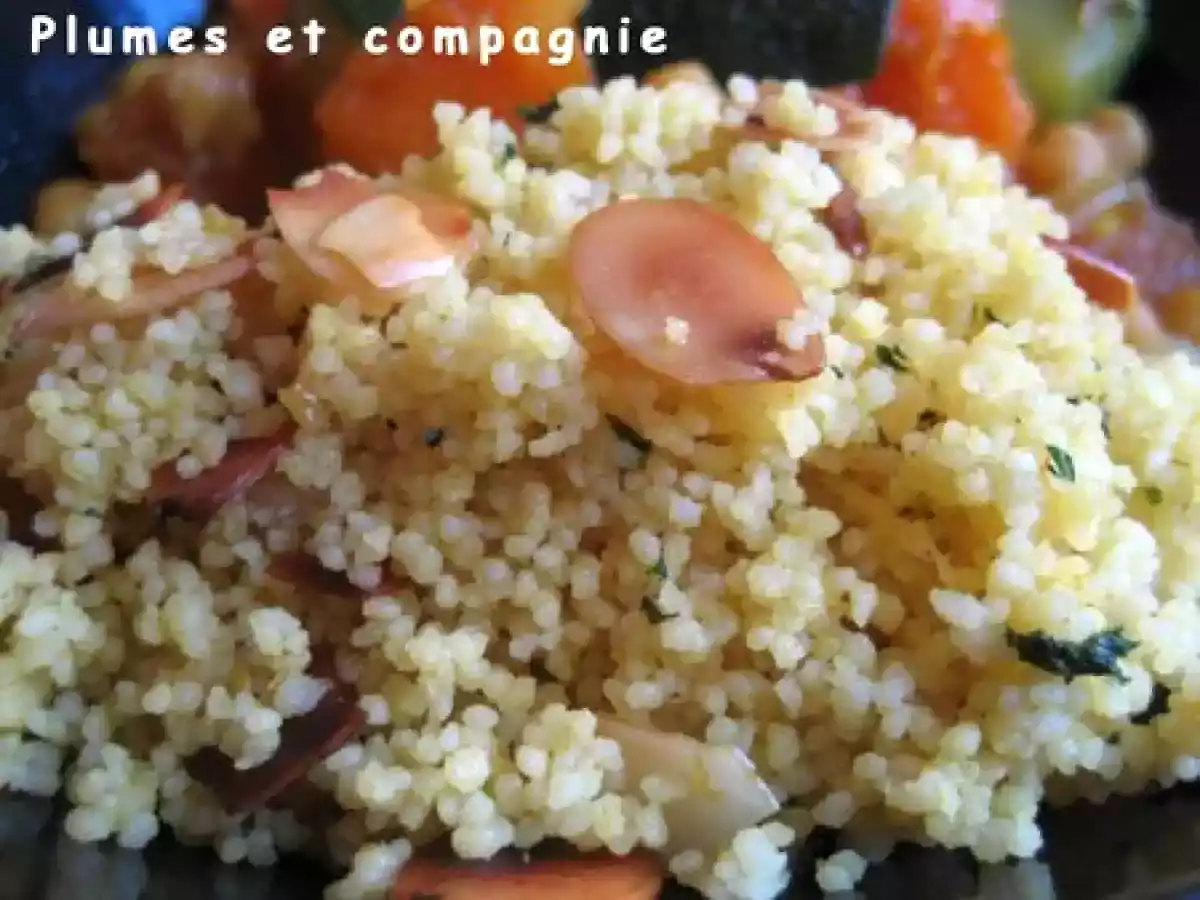 Semoule de blé aux amandes et citron