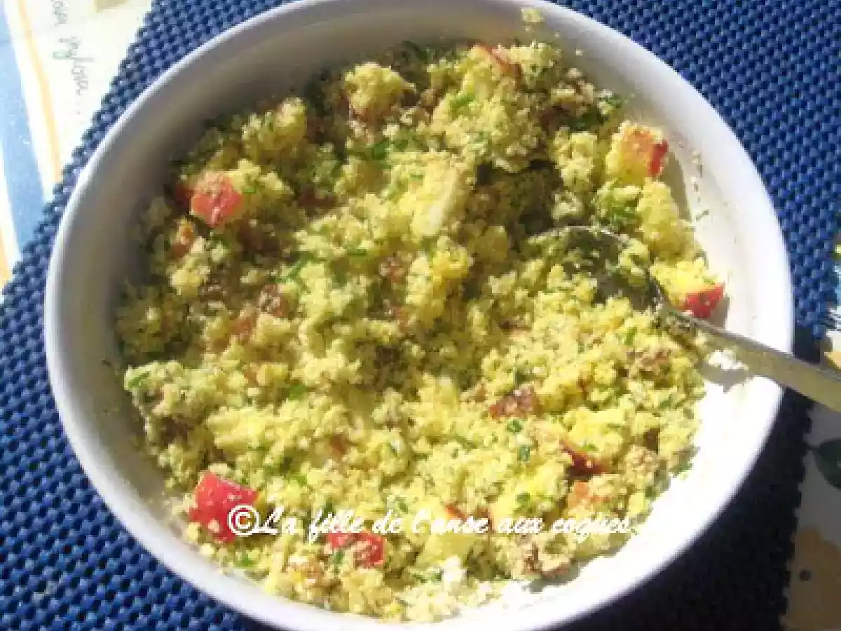 SEMOULE DE CHOU-FLEUR AU CARI