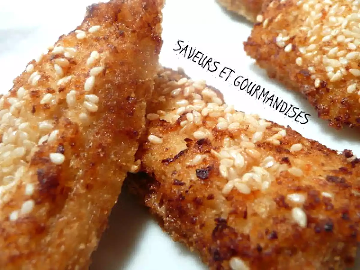 SESAME PRAWN TOASTS.