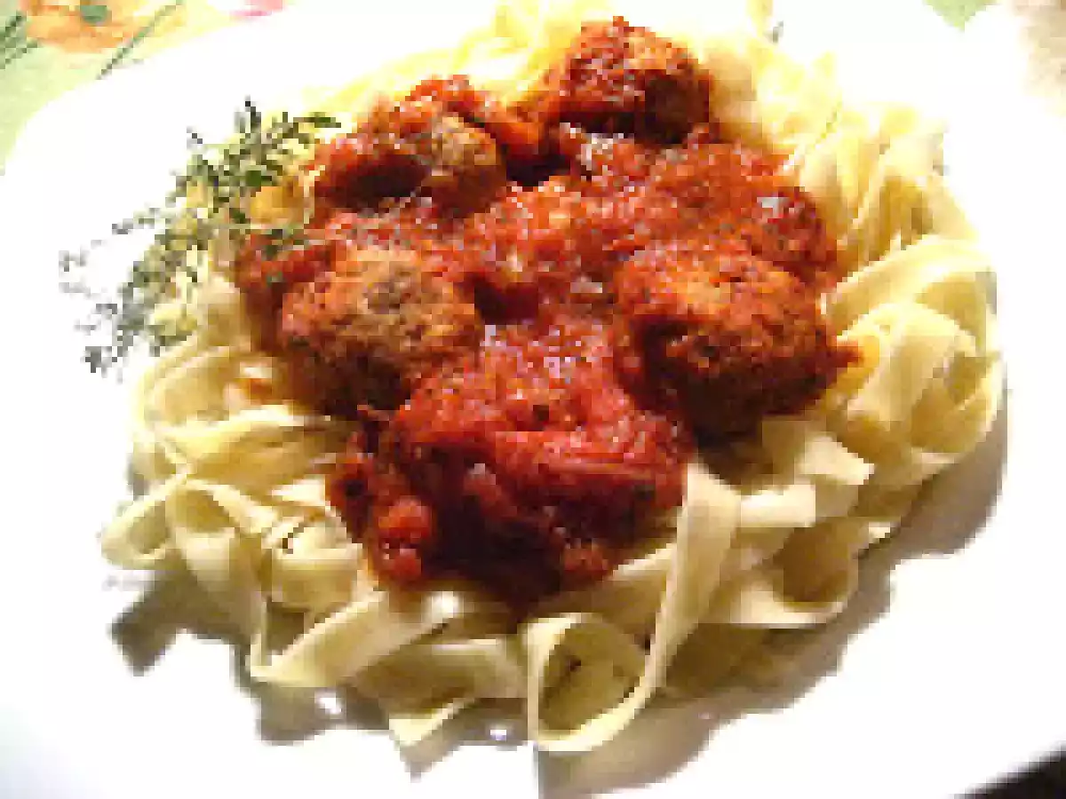 SIMILI BOULETTES POUR SPAGHETTI VÉGÉTARIEN AUX BOULETTES - MEATLESS MONDAY - photo 3