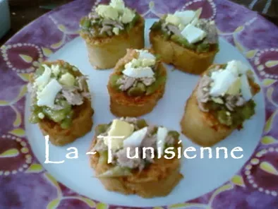 Slatet blankite - Salade baguette à la tunisoise
