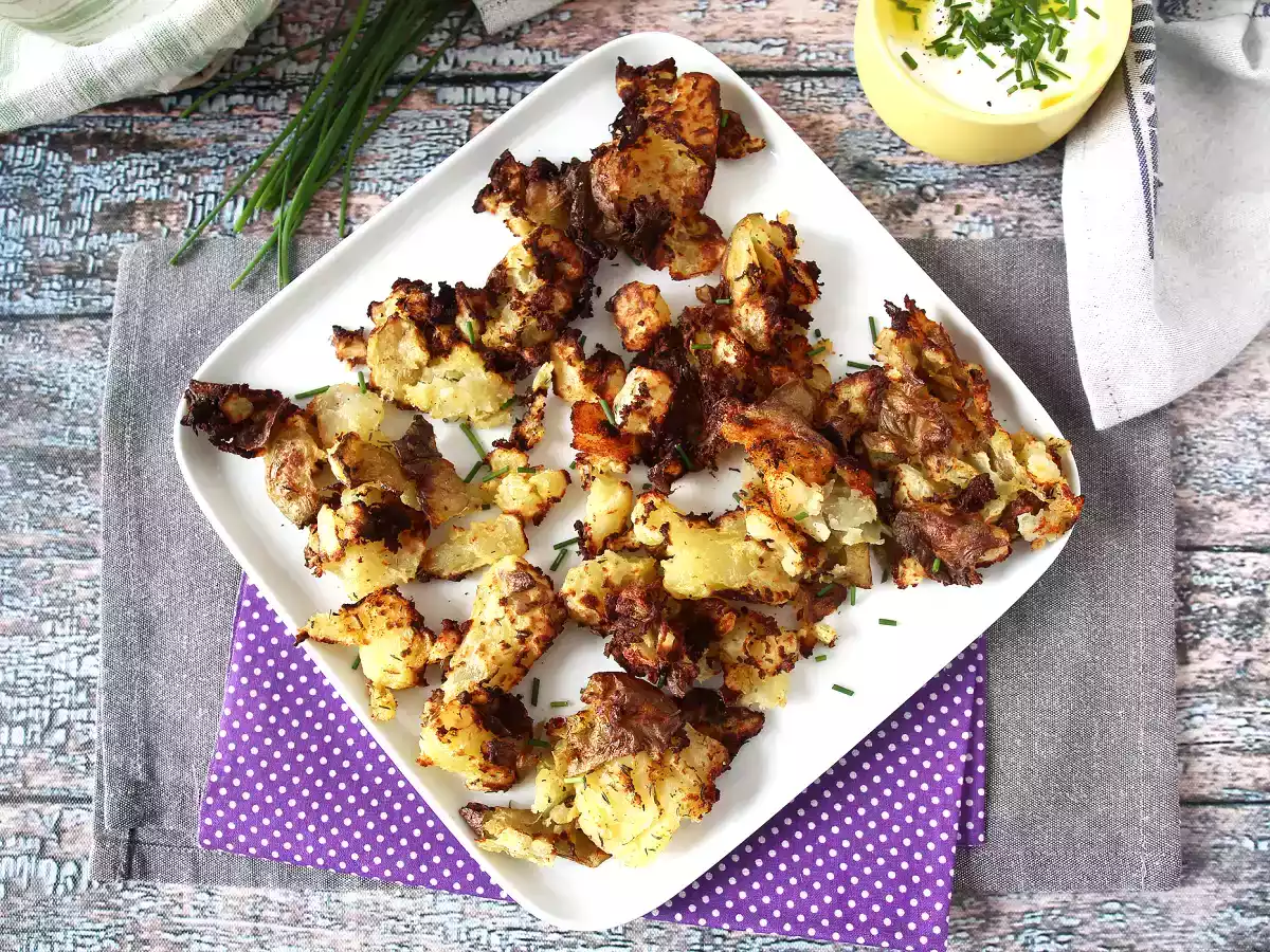 Smashed potatoes au Air Fryer, l'accompagnement ultra croustillant ! - photo 2