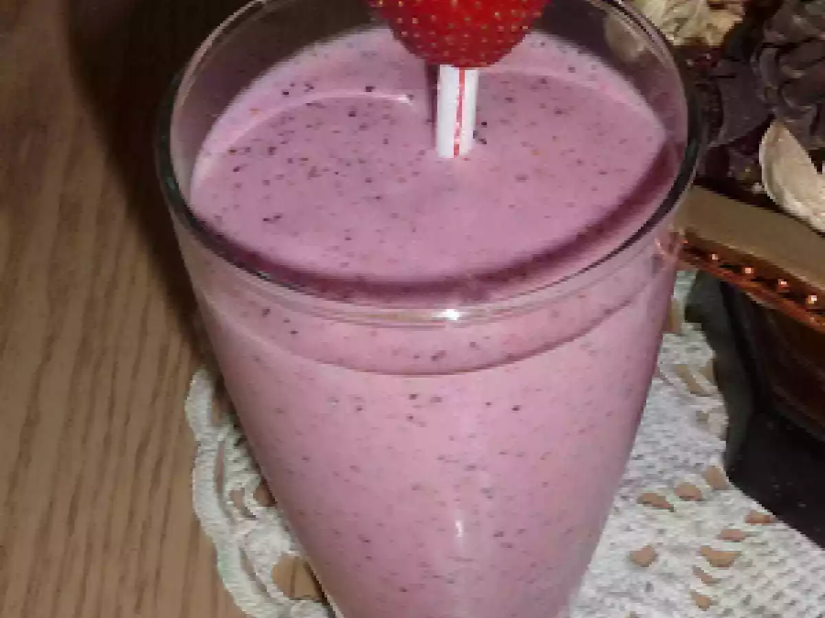 Smoothie aux petits fruits