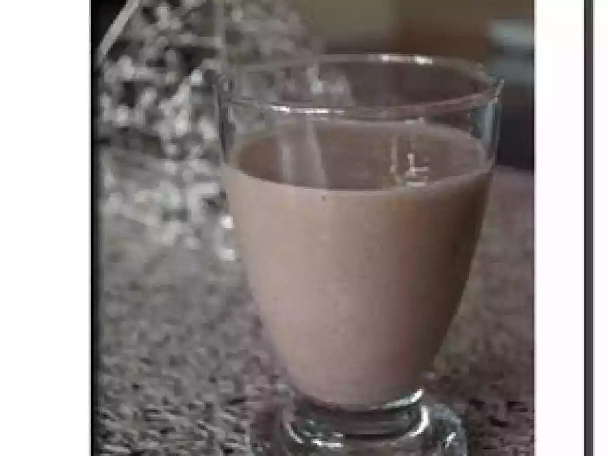 Smoothie banane-fraise-vanille