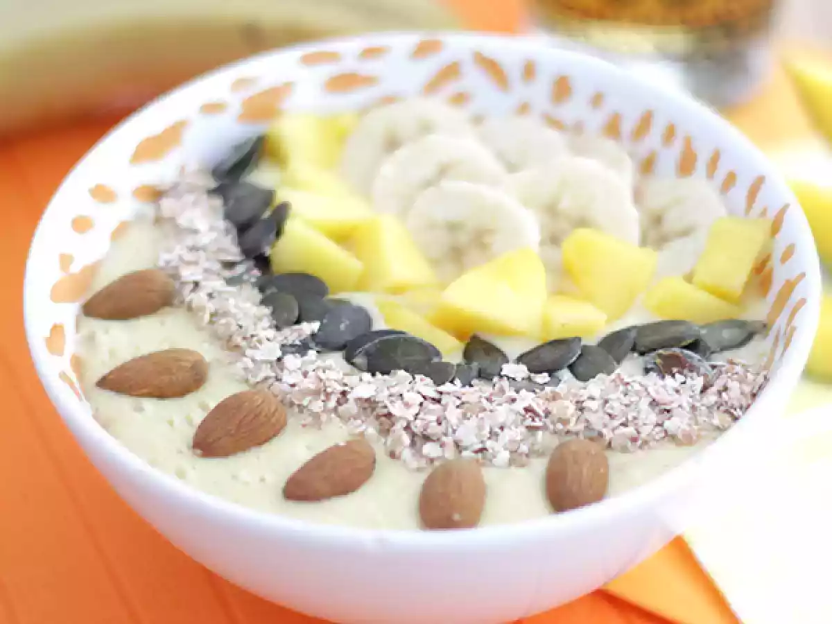 Smoothie bowl mangue banane
