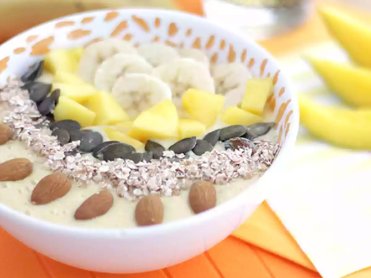 Smoothie bowl mangue banane - photo 3
