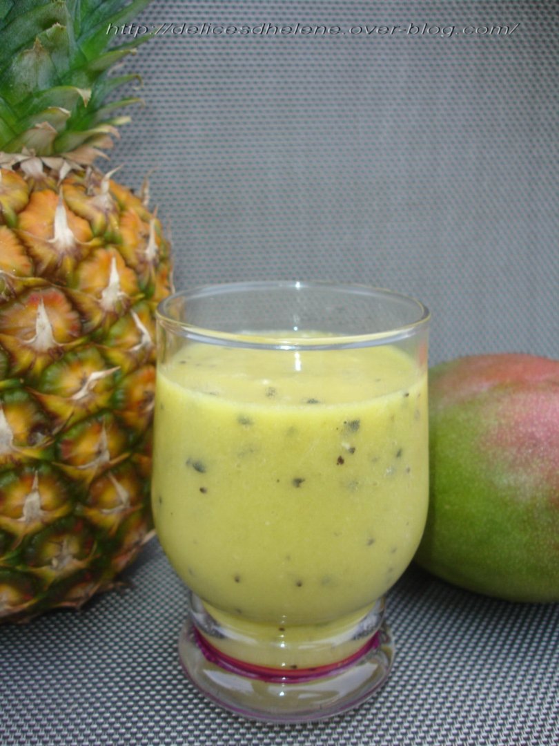Smoothie des iles Recette Ptitchef