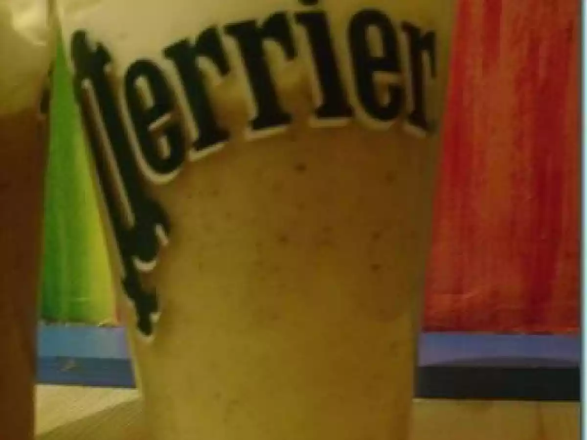 Smoothie gourmand en cappuccino