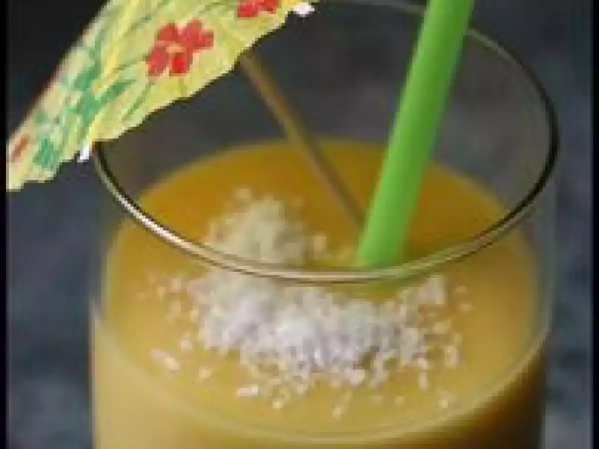 Smoothie Mangue/Orange et Coco