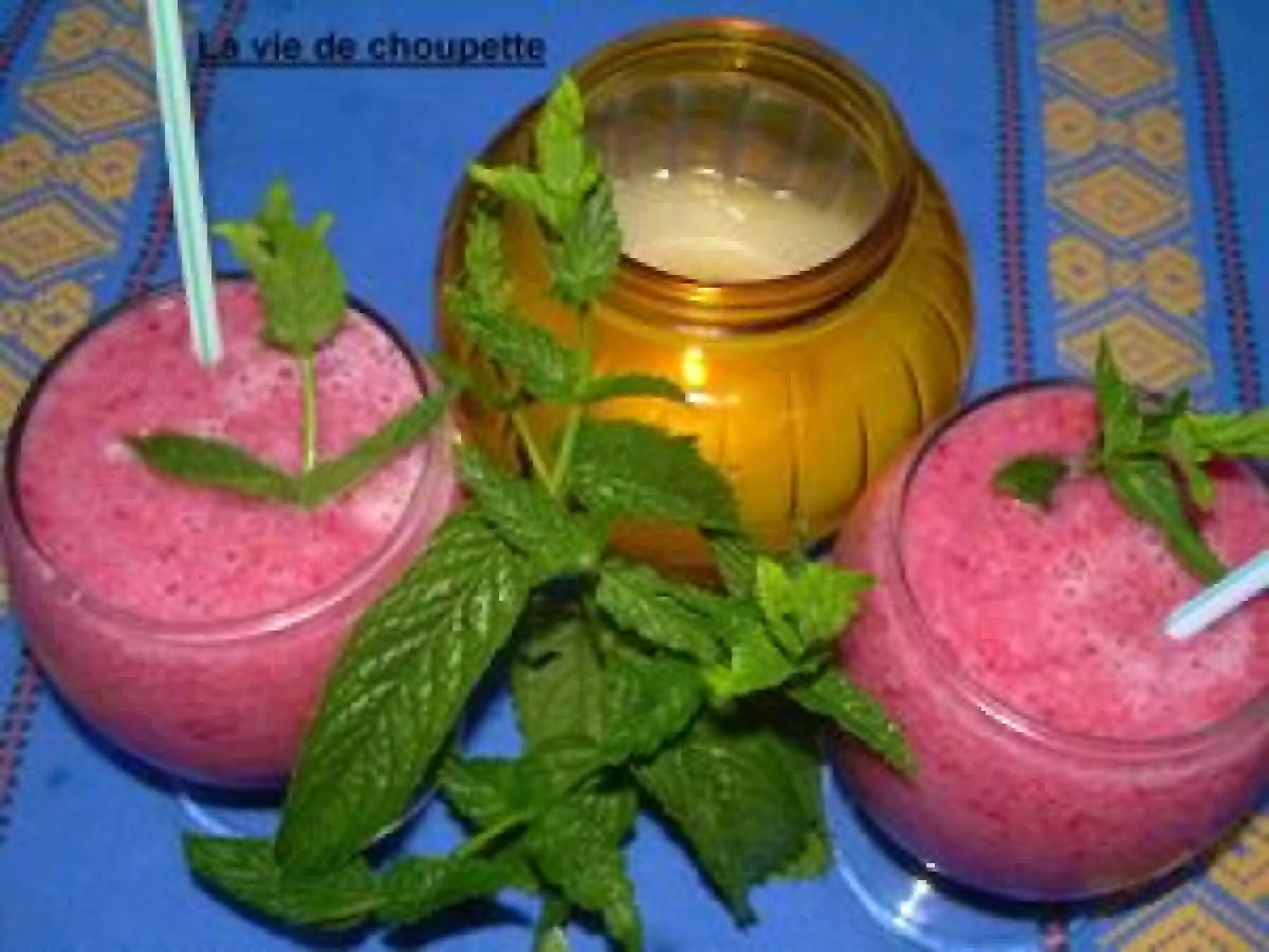 SMOOTHIES FRAMBOISES-MELON