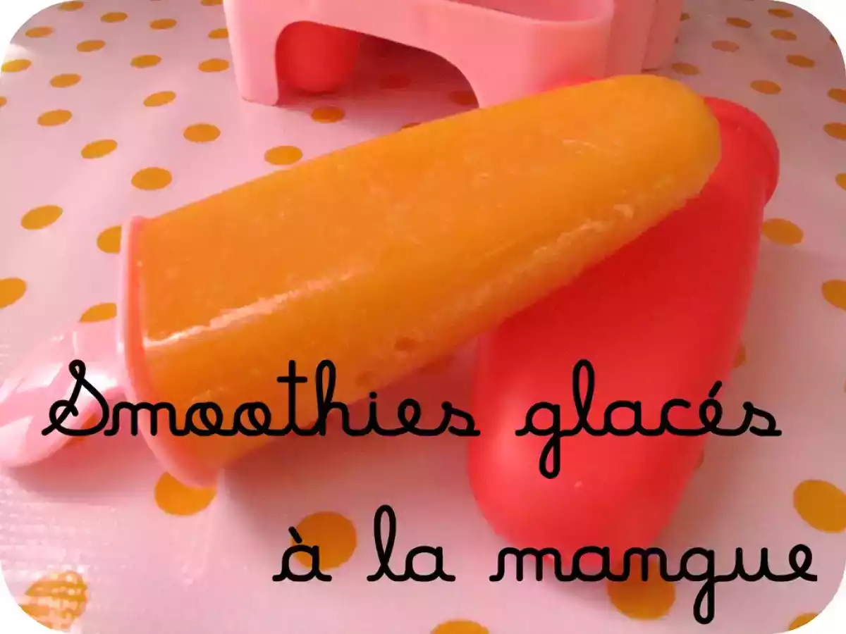 Smoothies glacés à la mangue