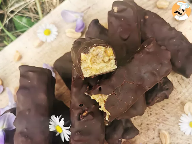 Snickers faits maison en version vegan et sans gluten