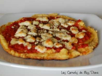Socca garnie ou pizza méditerranéenne, sans gluten