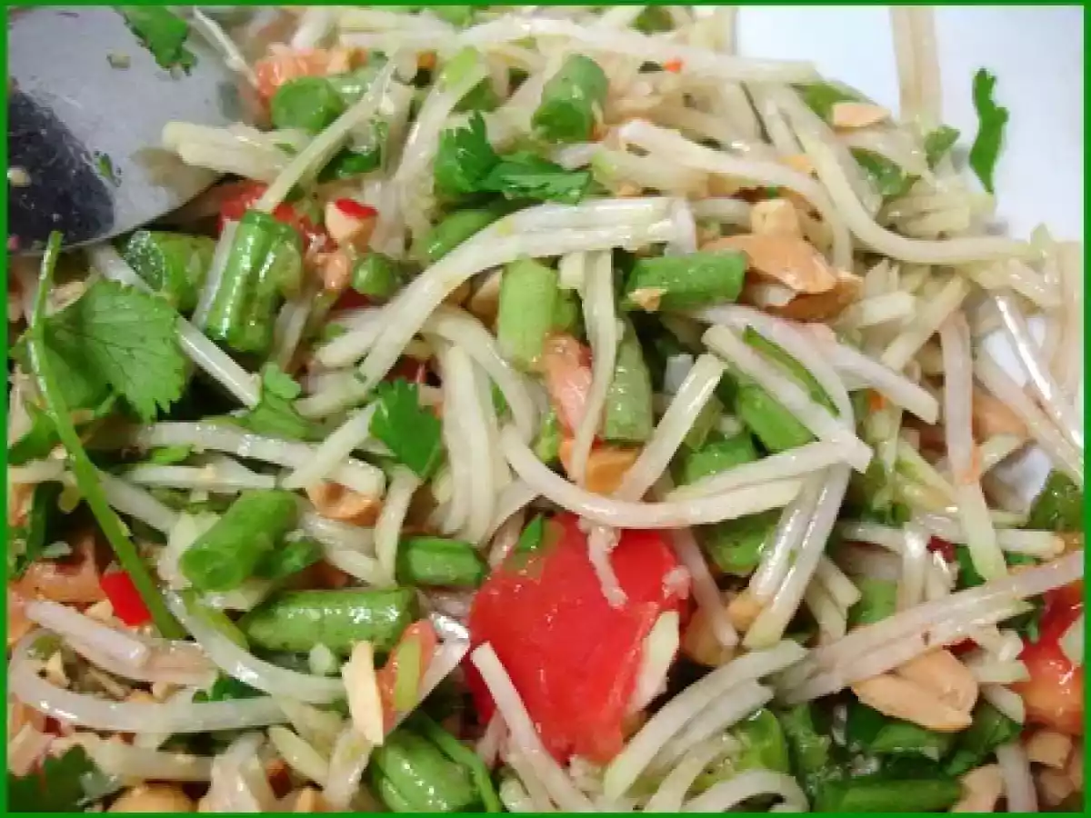 Som tam malago : Salade de papaye verte