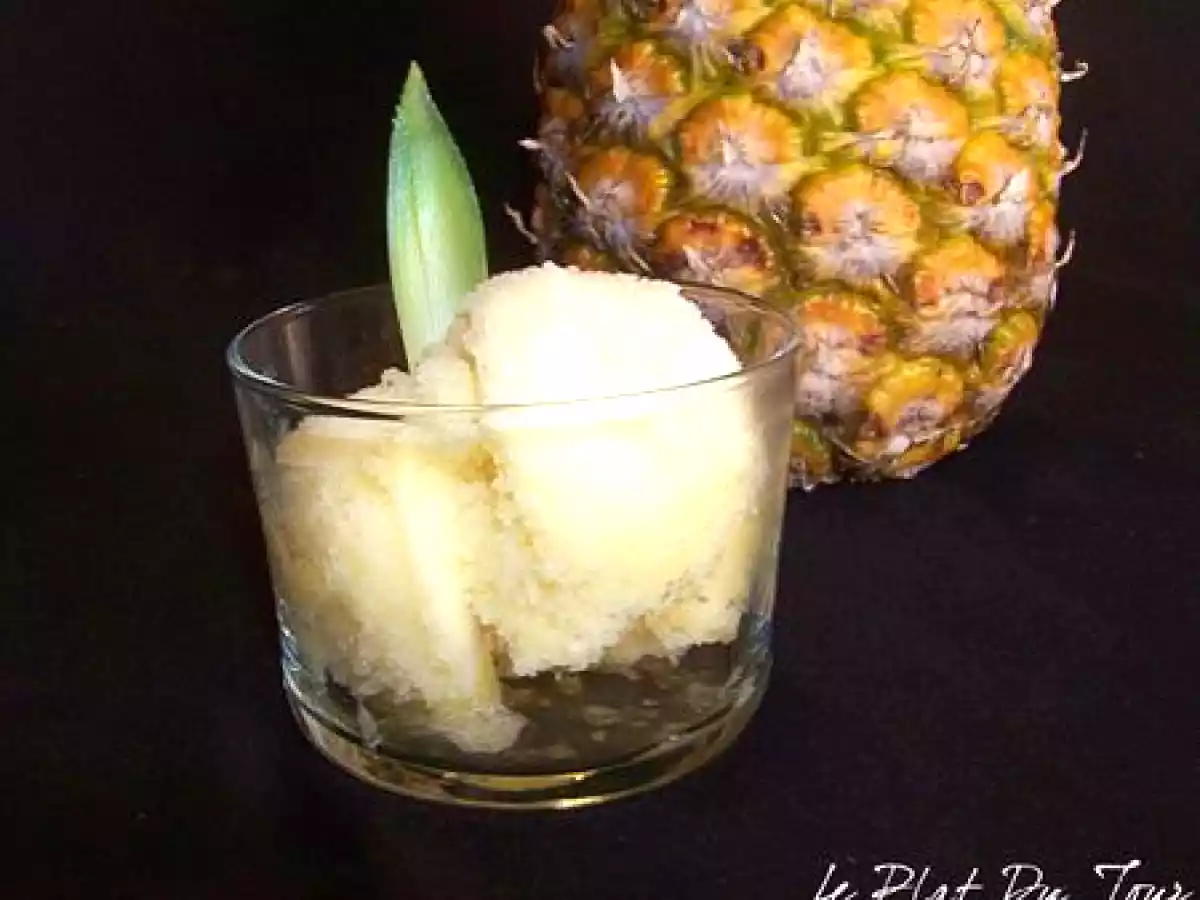 Sorbet à l'ananas