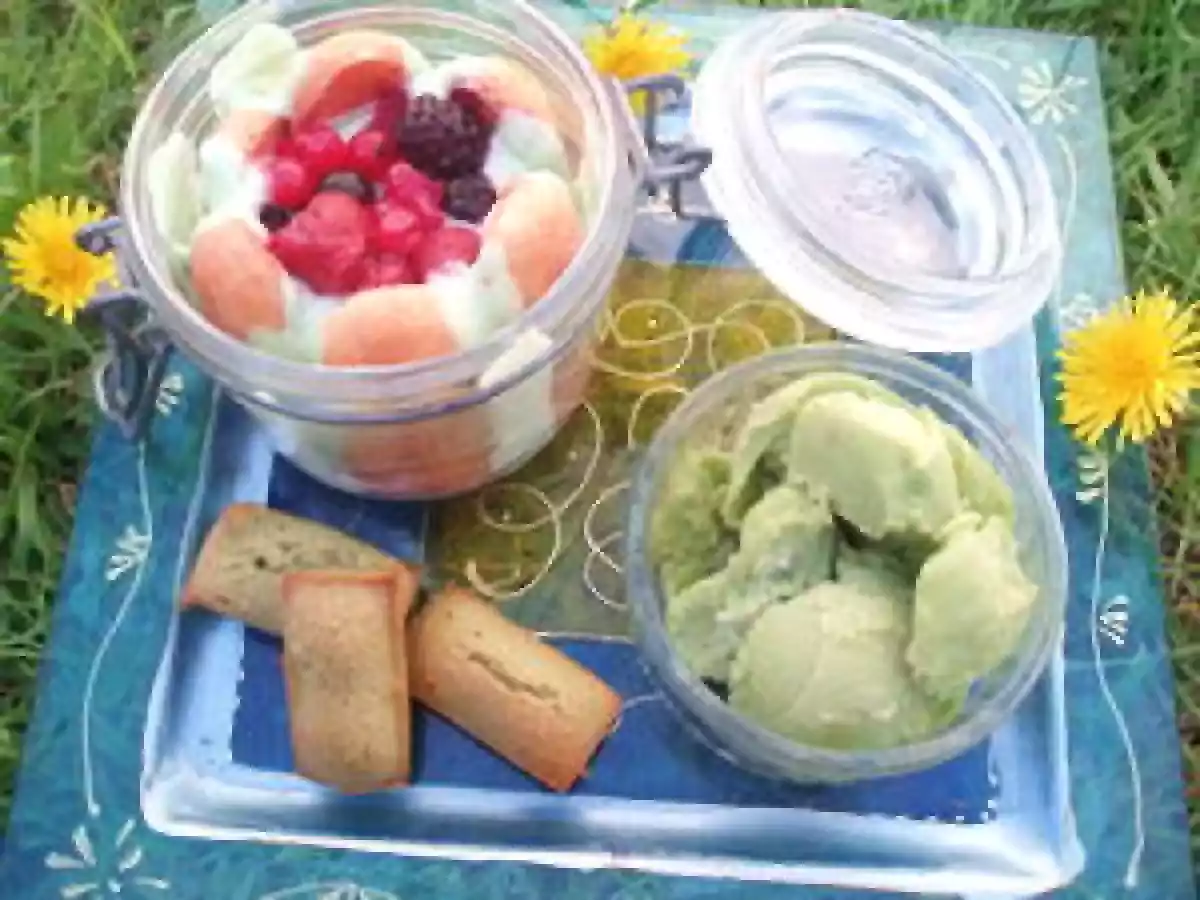 Sorbet à l'avocat, et champignons atomiques