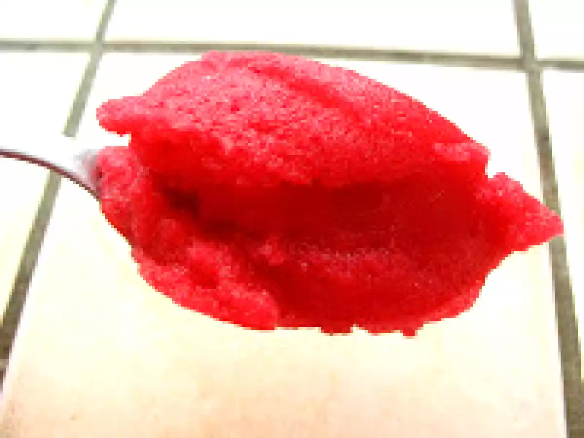 Sorbet à la cerise