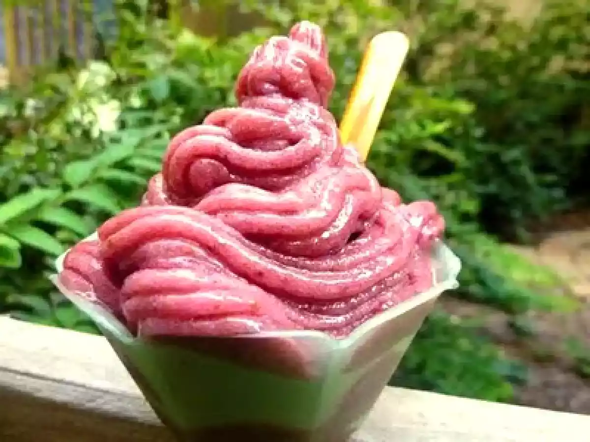 Sorbet à la figue comme à l'italienne
