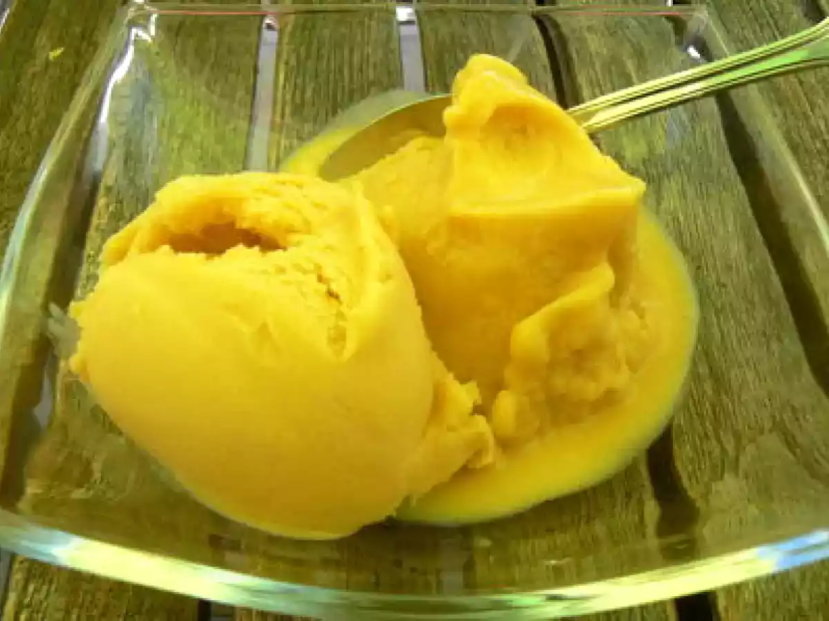 Sorbet à la mangue
