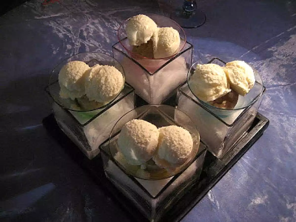 Sorbet à la neige, vraie de vraie neige