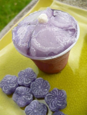 Sorbet à la violette, Recette Ptitchef