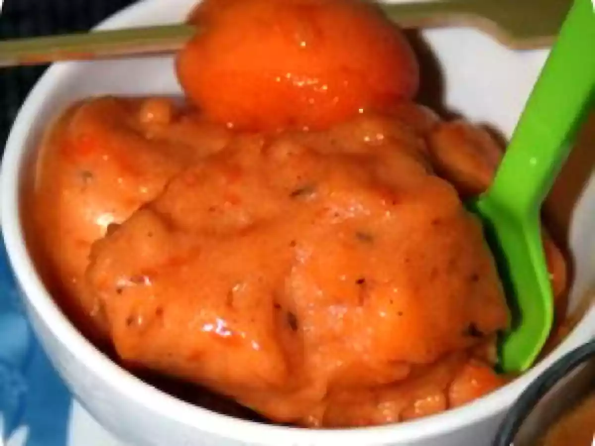 Sorbet Abricot et Vanille