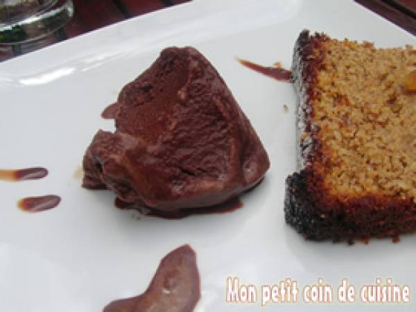 Sorbet au chocolat (sans gluten et sans lait)