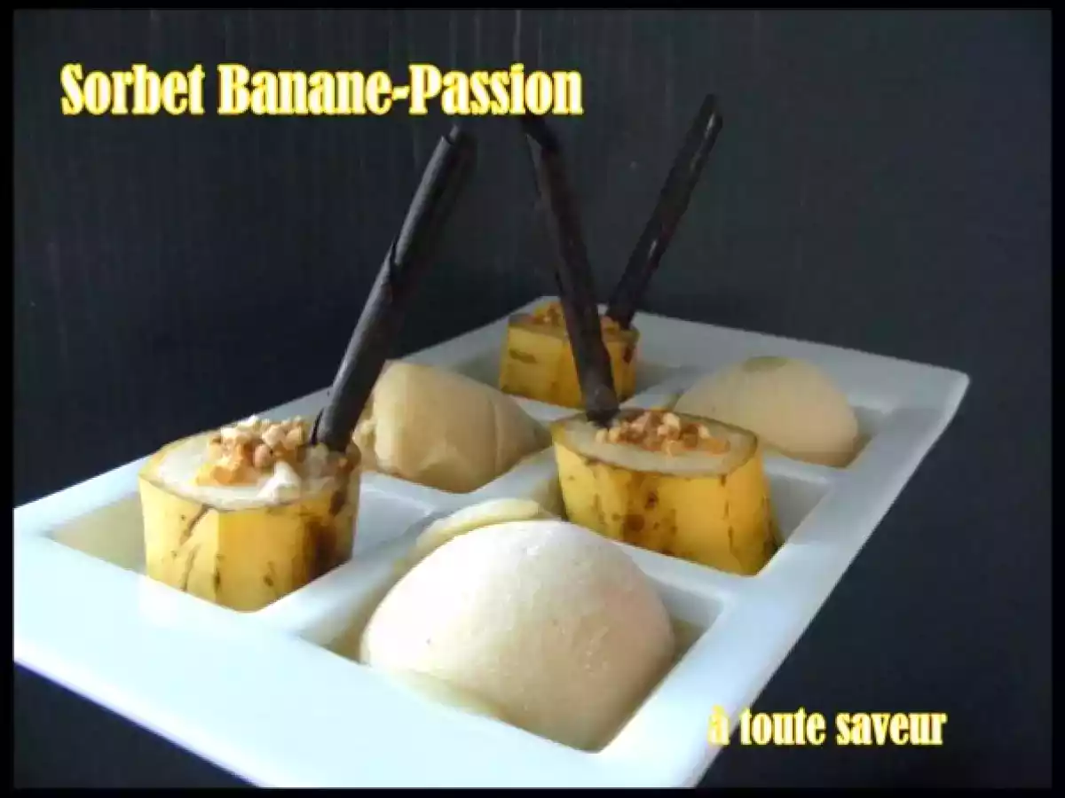 Sorbet Banane-Passion