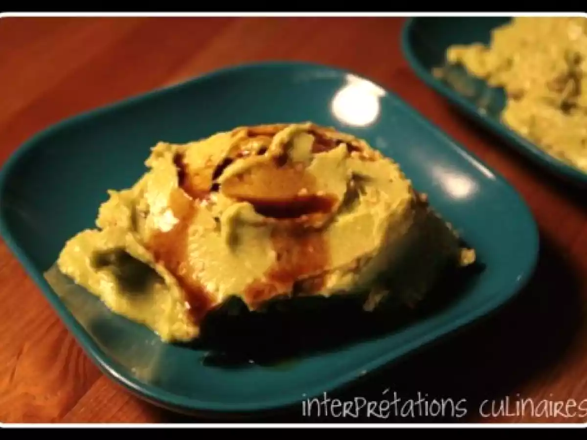 Sorbet d'avocat à la japonaise