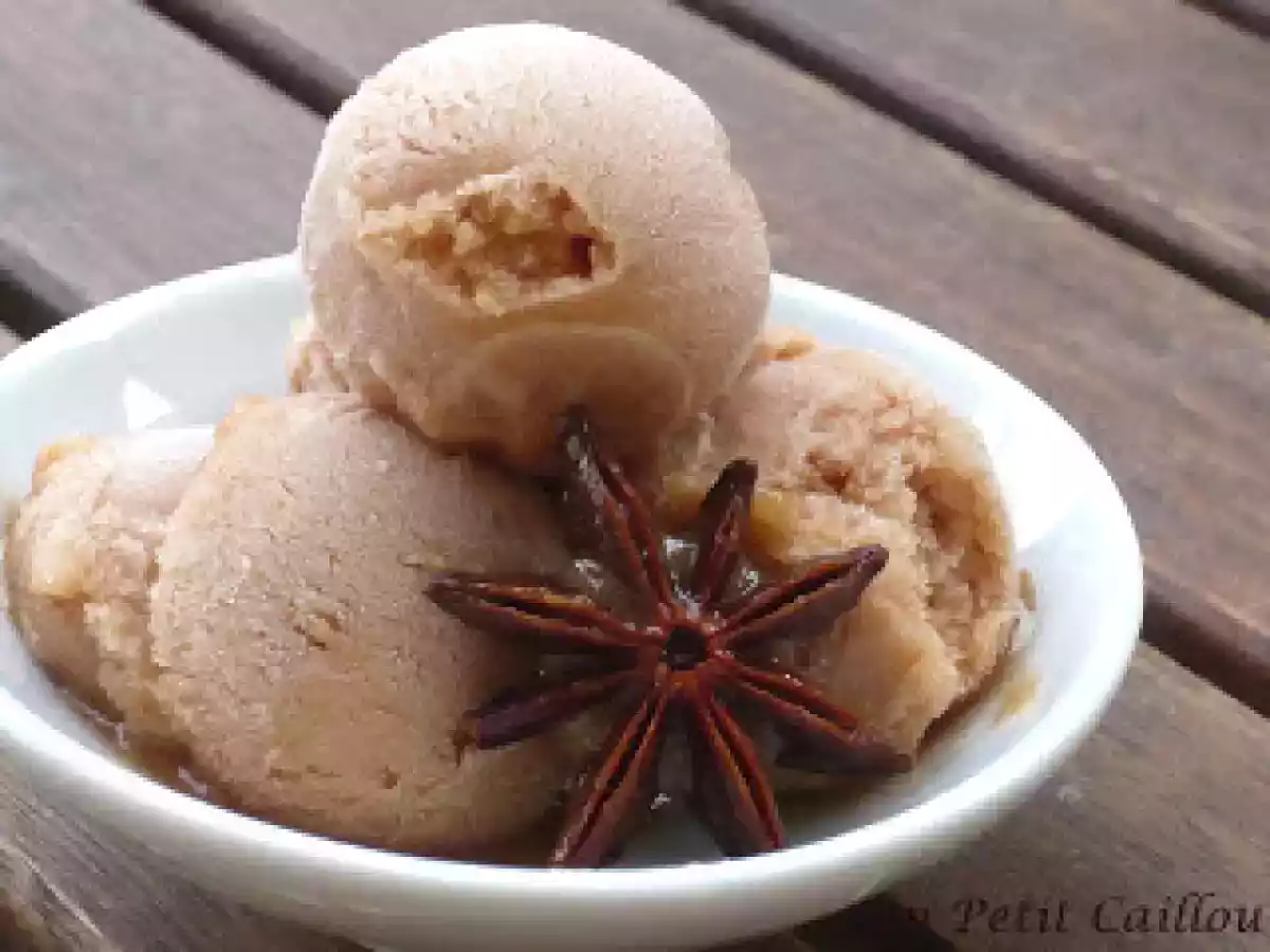 Sorbet de quetsches à l'anis étoilé