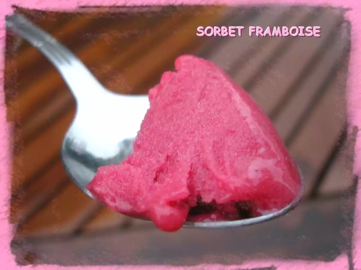 Sorbet express à la framboise so delicious!! - photo 2