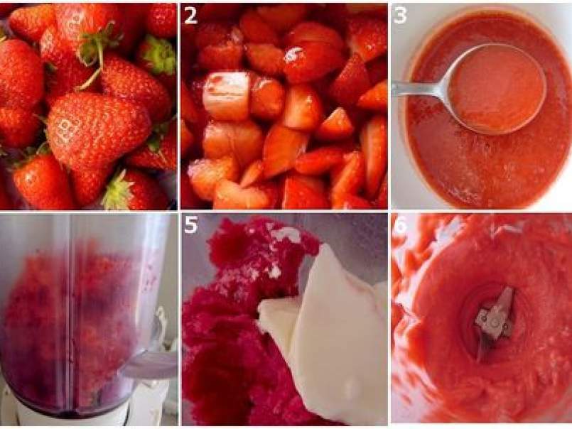Sorbet fraise sans sorbetière, photo 1
