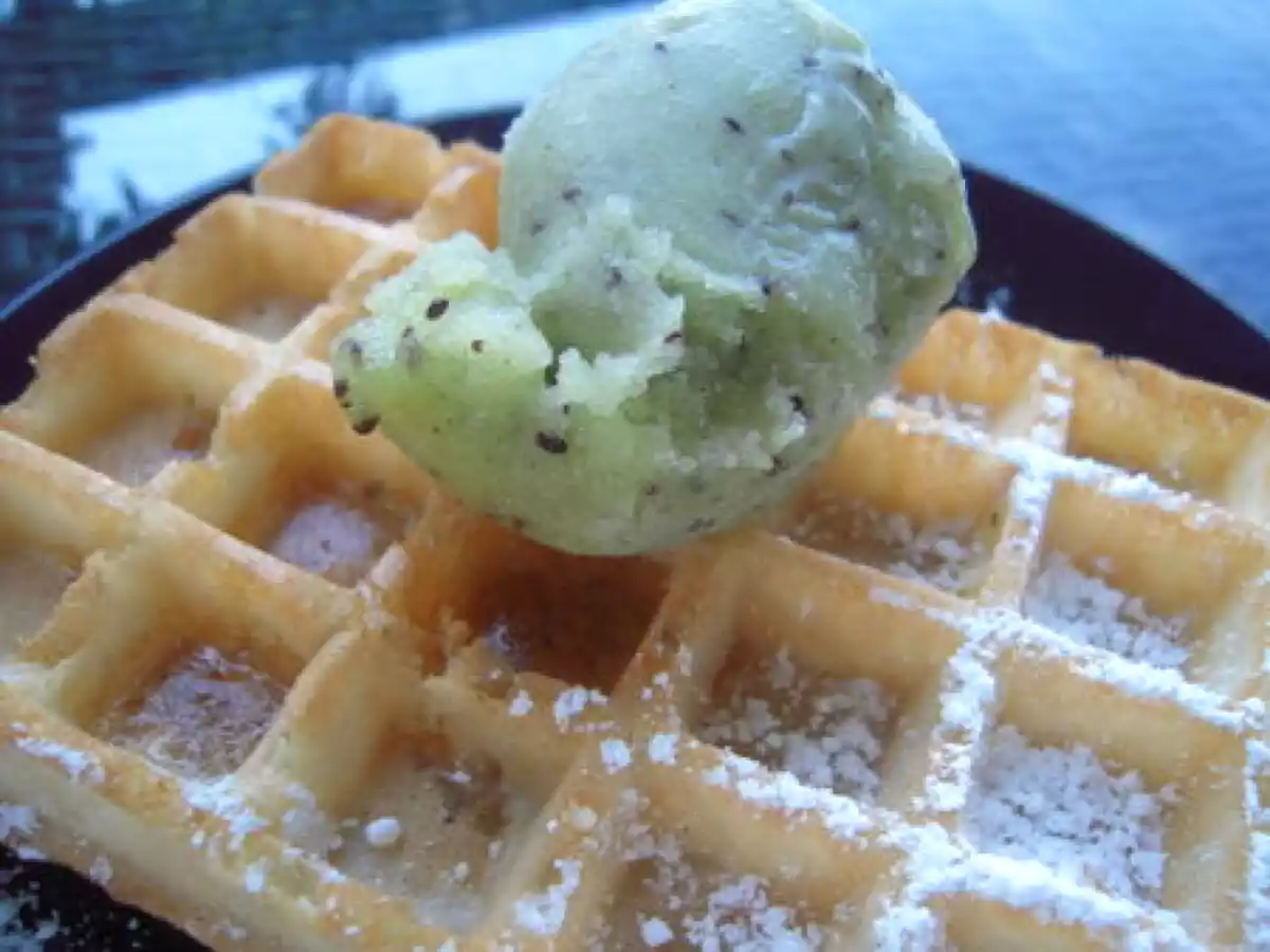 Sorbet Kiwi et menthe fraîche au Get 27